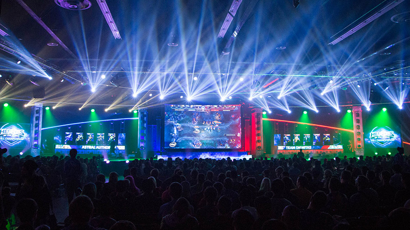 Photo of BlizzCon finals stage