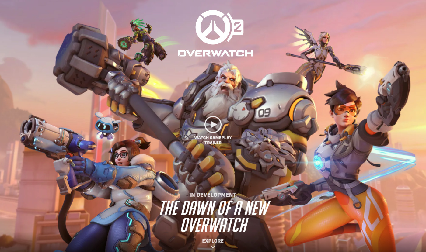 Screenshot of OW2 Homepage